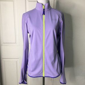 Gore Bike Wear Women's Windstopper Soft Shell Turtlenck Shirt Size M Purple